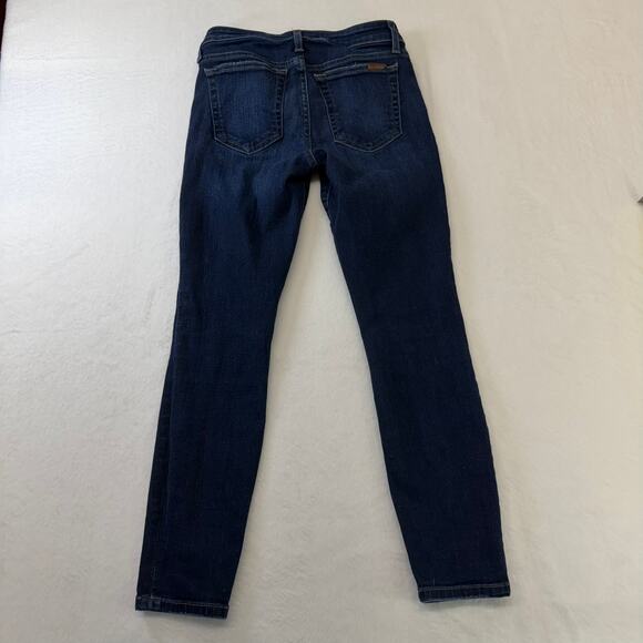 Joe's Jeans Women's Slim Crop Dark Wash Denim Size 27 Preppy - Picture 2 of 7